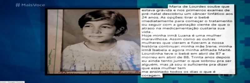 A homenagem que o ator fez para a mãe nas redes sociais
